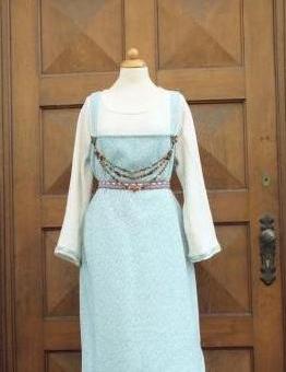 Jungferkleid, Leinen & Baumwolle